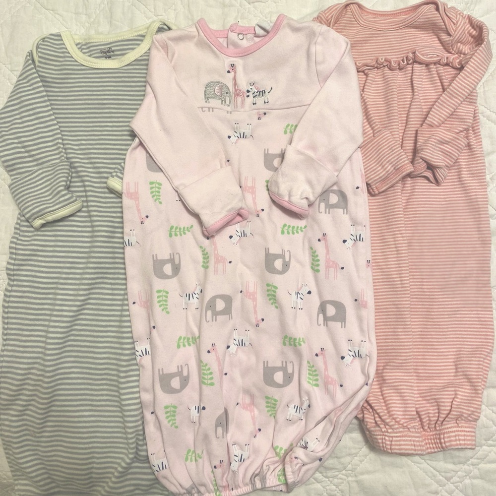 set of 3 nightgowns